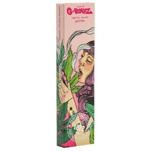 Grollz rullpapper Pink Hemp Rullpapper