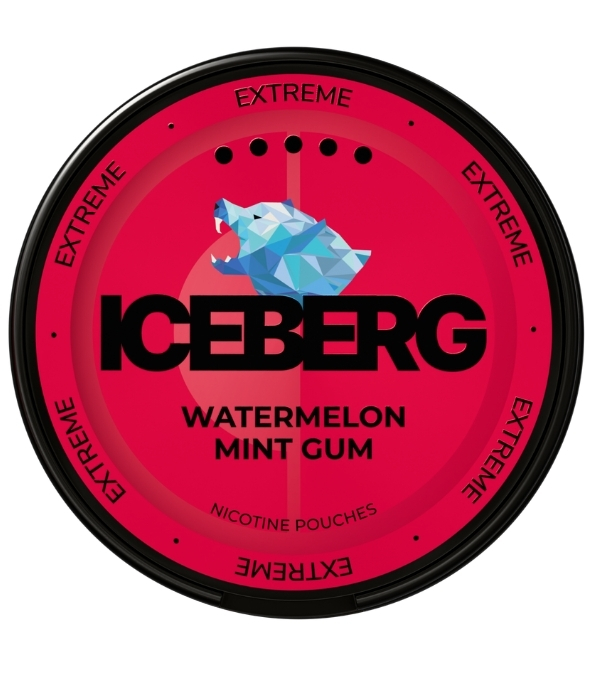 Iceberg Watermelon Mint Gum Extreme 1 Iceberg Watermelon Mint Gum Extreme