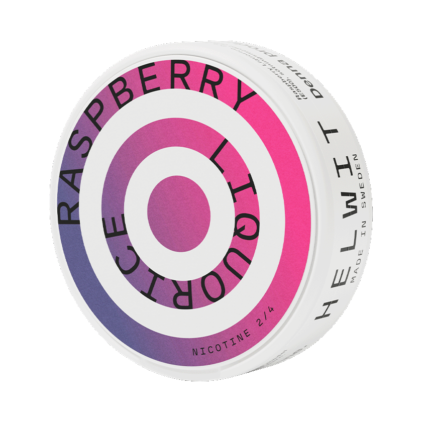Helwit Raspberry Liquorice 3,5mg 1 Helwit Raspberry Liquorice 3,5mg