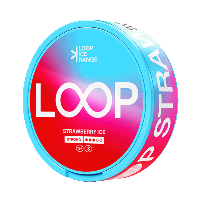 Loop Strawberry Ice Strong 8,9mg 1 Loop Strawberry Ice Strong 8,9mg