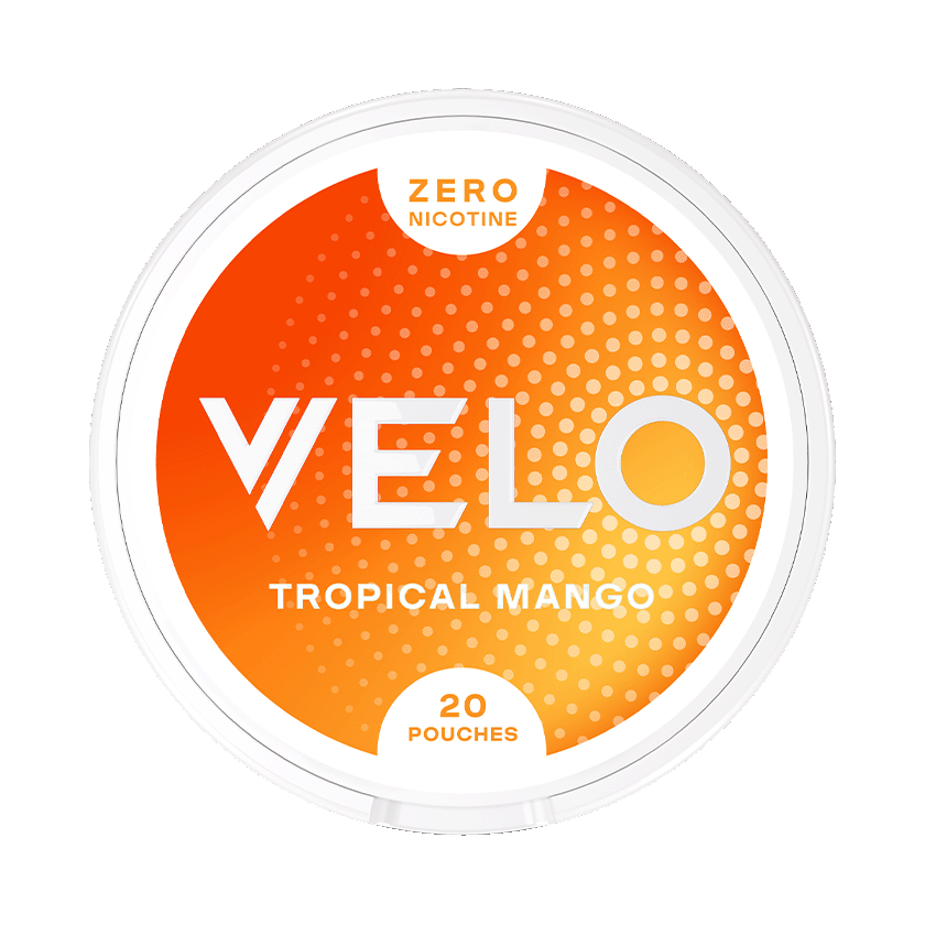 VELO Tropical Mango ZERO Nikotinfri 1 VELO Tropical Mango ZERO Nikotinfri