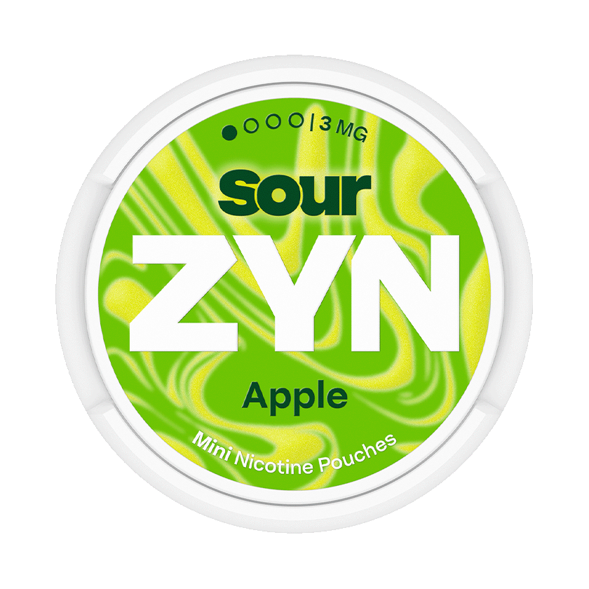 ZYN Sour Apple Mini 3mg 1 ZYN Sour Apple Mini 3mg